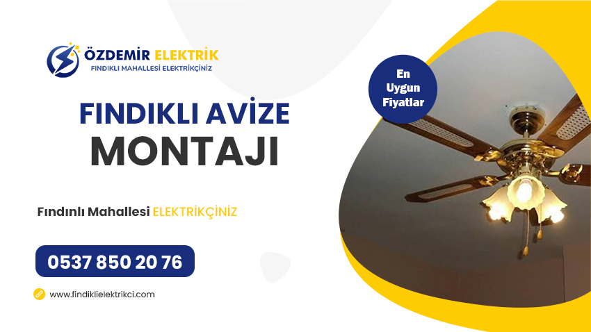 Fındıklı Avize Montajı